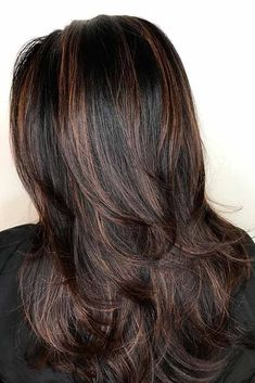 Highlight Ideas, Haircut Inspo, Hair Dye Ideas, Hair With Highlights, Hairstyles For Women Over 50, Long Hairstyle, Hot Hair Styles, Brown Highlights, Brown Hair With Highlights