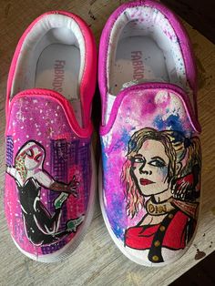 Adult Vans custom painted with any theme or style of art, including the style pictured. Please send a private message after ordering with your exact style of art or specifications. White Custom Print Artistic Art, White Artistic Art With Custom Print, Artistic White Art With Custom Print, Custom White Artsy Artwork, Multicolor Hand Painted Art For Collection, Artistic Multicolor Art With Custom Artwork, Custom Painted Vans, Vans Custom, Painted Vans