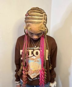 Baddie Hairstyles Braids Black, Braided Designs, Pretty Hair Color