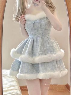 Princess Outfits, Patchwork Dress, Short Coat, Plaid Dress, Tiered Dress, Dress Short, Outfit Set, Mini Dress Party, Piece Dress