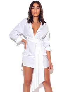 Womens White Shirts, Boyfriend Shirt Dress, Miss Circle, Dress Materials Cotton, White Drapes, Fierce Women, Button Up Dress, On My Mind, Boyfriend Shirt