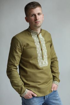 Ukrainian Embroidery, Fashion Mask, Shirt Embroidery, Ethnic Patterns, Wooden Buttons, Mens T Shirts, White Embroidery, Beautiful Blouses, Linen Clothes