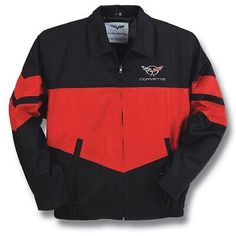 Top Rated C5 Corvette Black and Red Color Block Twill Jacket, Mens Coats Jackets C5 Corvette, C6 Corvette, Cotton Twill Jacket, Twill Jacket, Cotton Hat, Men's Coats & Jackets, Welt Pockets, Puma Jacket, Mens Clothing Styles