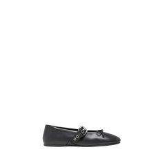 Miu Miu ballerina flats in soft leather with bow accent 0.17 in / 5 mm flat heel Round toe Mary Jane buckle strap Leather lining Rubber outsole Made in Italy Evening Ballet Flats With Buckle Closure, Miu Miu Ballerina, Travel Size Perfume, Evening Flats, Leather Mary Janes, Cleanser And Toner, Ballerina Flats, Pump Sandals, Platform Pumps