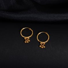 Pure Gold Ball Gold Ear Rings 1.06g Gold Ear Rings, Ball Design, 22 Carat Gold, Ear Rings, Pure Gold, Gold Design, Gold Finish, High Gloss, Favorite Jewelry