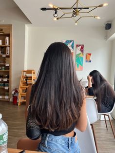 Hair Shapes Long, One Layer Hair, Hair Inspo Long Straight, U Haircut For Long Hair Straight, Long Layers Straightened, Single Length Haircut Long, Longlayers Haircut With Face Framing, Medium Long Haircut No Layers, U Shaped Haircut With Long Layers