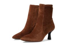 Womens Suede Boots, Fantasy Wardrobe, Brown Suede Boots, Boot Shoes, Dark Coffee, Synthetic Rubber, Suede Ankle Boots, Kitten Heel, Suede Boots