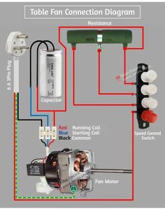 an electrical wiring diagram for a fan and light