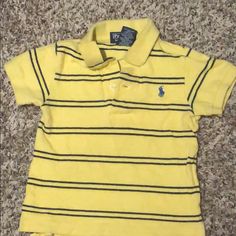 Never Worn No Tags Collar Shirt, Ralph Lauren Shirt, Polo Collar, Yellow Blue, Collar Shirts, Shirt Color, Kids Shirts, Blue Yellow, Shirts Tops