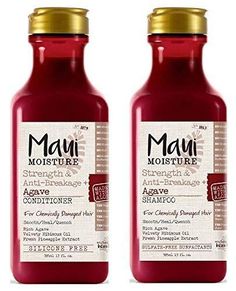 Maui Shampoo And Conditioner, Maui Hair Products, Hibiscus Oil, Chemically Damaged Hair, Maui Moisture, Curl Shampoo, Shampoo And Conditioner Set, Fresh Pineapple, Agave Nectar