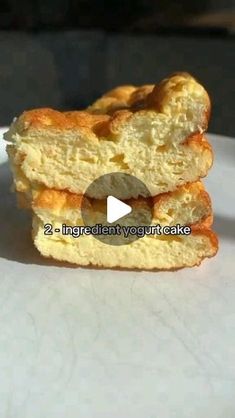 two pieces of bread stacked on top of each other