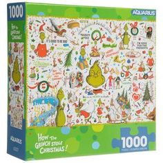 a puzzle box with the words how the grinch stole christmas's on it