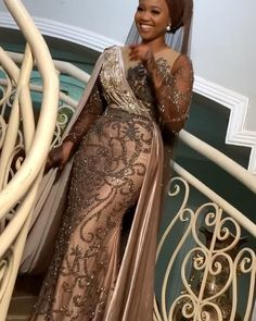 Wedding Dress Video, Brown Wedding Dress, Hausa Bride, Nigerian Lace Dress, Dress Video, Nigerian Lace Styles, African Lace Styles