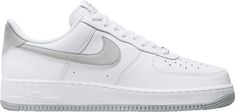 Score an iconic look with the Nike® Men's Air Force One fashion sneakers. Designed for performance or casual wear, this low-cut style has a cushioned midsole that provides maximum comfort during wear. The thick Nike® Air midsole absorbs shock upon impact, and the flexible ankle region allows for a full range of motion. Designed for collectors and athletes, this classic style continues to make sneakerhead history year after year. DESIGN: Low-cut fashion sneaker for performance or casual wear Leat White Leather Nike Air Force 1 For Streetwear, Modern White Leather Nike Air Force 1, White Synthetic Nike Air Force 1 For Light Sports, Nike Airfoce1 White, White Mid-top Nike Air Force 1 For Streetwear, Air Force Ones, Mens Lifestyle, Best Gifts For Men, Sports Gifts