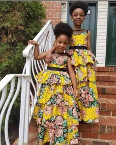 ✴️ This is a beautiful African children's dress. It is made with African print fabric and available for ordering. ✴️ This listing features one girl child (0-18)years ✴️ Please let me know the age of your child using the children's measurement guide ✴️ The Ankara fabric used is 100% cotton ✴️ It will be made to suit your exact measurement ✴️ The production process takes 3-5 business days while Shipping takes 4-5 business days ✴️ We ship through DHL express Please feel free to start an Etsy conver Ankara Styles For Kids, African Dresses For Kids, Ankara Gown, Ankara Gown Styles, Afrikaanse Mode, Kids Gown, Kids Fashion Dress, African Girl, Ankara Dress