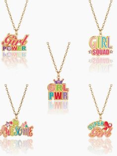 These self empowerment necklaces are great for letting your little one celebrate her inner brilliance. They are the perfect gift for empowering the precious little girl in your life. The necklace measures 16 inches Hypoallergenic Nickel and lead free For children 5 and up Childrens Clothing Stores, Toy Bags, Self Empowerment, Children's Boutique, New Years Sales, Girl Mom, Online Shopping Stores, Girl Power, Childrens Clothes