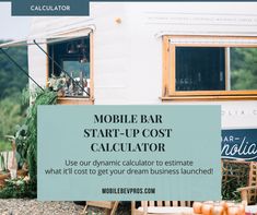 mobile bar start - up cost calculator