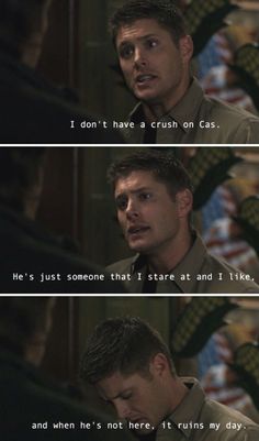 the fault between two people is shown in this scene from the tv series, supernatural