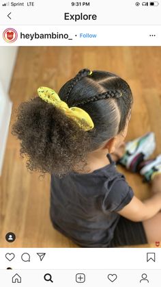 Lil Girl Hairstyles Braids, Cabello Afro Natural, Kids Hairstyle