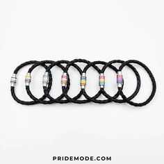 ✨ NEW pride colors available, in our Leather Rope Magnetic Bracelets! 🌎 Free & Discreet Worldwide Shipping 🌏⁠ 👉 Tap to shop⁠ ⁠ 😍 Let us know which one represents you!⁠ /// New Colors Available: Aromantic (& Aro-spec) Genderqueer Non-binary Pansexual /// More Colors Available: Asexual (& Ace-spec) Bisexual/romantic Lesbian Rainbow Transgender /// ⁠ 🌈 All of these & more inclusive pride bracelets available at PrideMode.com Pride Bracelets, Pride Clothes, Pride Jewelry, Magnetic Bracelets, Pride Jewellery, Pride Makeup