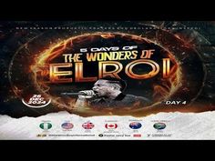 the wonders of elroi flyer with an image of a man holding a microphone