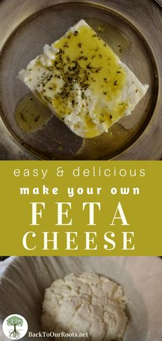 how to make your own feta cheese with easy and delicious instructions for making it at home