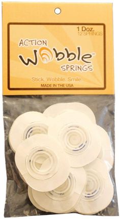 pack of 6 action wobble springs in white packaging