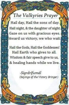 a poem written in celtic style with an ornate border