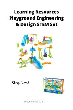 Kids design and build their own playground Develop early STEM and critical thinking skills Shop Now! #ad #stemtoys #learningresources #criticalthinkingskills #preschool #preschooltoys Critical Thinking Skills