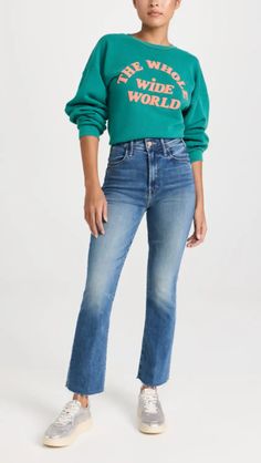 MOTHER The Hustler Ankle Fray Jeans | Shopbop Fall Mid-rise Flare Jeans With Frayed Hem, Stretch Cropped Jeans In Light Wash For Fall, Trendy Fall Flare Jeans With Zip Fly, Flare Cropped Jeans In Medium Wash For Fall, Medium Wash Mid-rise Flare Jeans, Mid-rise Cropped Jeans Medium Wash For Work, Trendy Mid-rise Flare Jeans With Zip Fly, Flare Jeans With Five Pockets For Fall, Fall Workwear Cropped Jeans With Frayed Hem