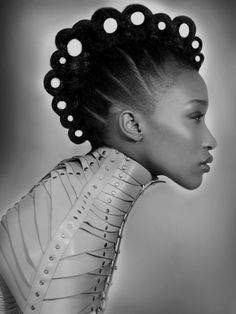 Cyberpunk Hairstyles, Futuristic Hair, Fantasy Make-up, Cyberpunk Fashion