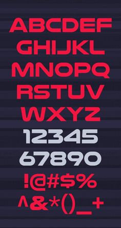 the font and numbers are all different colors