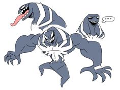 an image of a cartoon character with big teeth and large claws, in the form of a