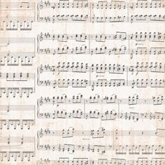 an old sheet music page with musical notations