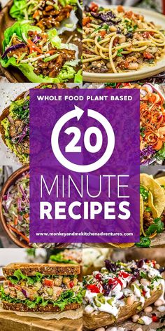 the ultimate guide to whole food plant based 20 minute recipes