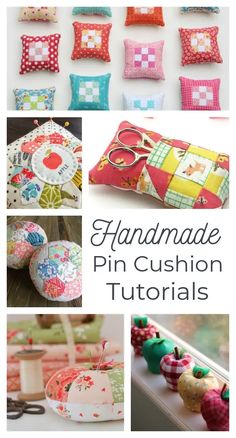 the instructions for how to make handmade pin cushion