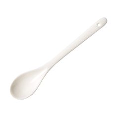 a white spoon on a white background