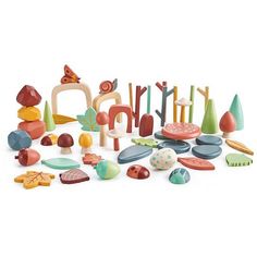 Tender Leaf Toys My Forest Floor | NINI and LOLI Tinker Box, Tinker Tray, Floor Boxes, Wooden Playset, Cone Trees, Theme Nature, Open Ended Toys, Eco Toys, Open Ended Play