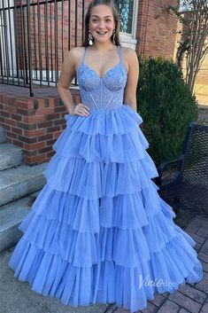 Corset Layering, Layered Prom Dress, Tulle Ballgown, 2023 Prom, Ruffle Prom Dress, Long Formal Dress, Spaghetti Strap Prom Dress, Lace Formal Dress, Corset Bodice