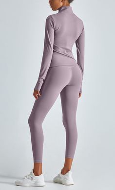 The EMES SHOP jacket is detailed with body contouring seams. and full length sleeves. Features a full mock neck zipper closure. and thumbholes. The matching leggings are high waisted. and feature body contouring back seams for a lifting effect. This buttery soft. light-weight. quick-drying. workout set is the easiest go-to for any of your yoga classes. gym sessions. hikes. or for simply running errands.MATERIAL:81% Nylon. 19% SpandexJACKET MEASUREMENTS: Small | Bust: 31.5" in . Shoulder width: 1 Eatonton Georgia, Matching Leggings, Leggings Set, Activewear Sets, Yoga Classes, Workout Sets, Red And Teal, Stretch Leggings, Active Leggings