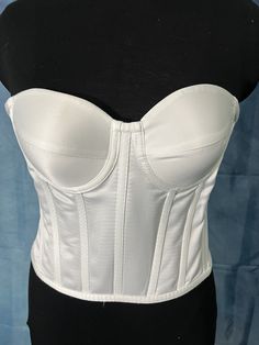 Strapless corset mesh top suitable for wedding, Prom, birthday, evening wears All items purchased can be shipped out the same day or the next day if order came after working hours. Corset Mesh Top, Wedding Corset, Mesh Tops, Waist Training Corset, White Corset, Strapless Corset, Leather Corset, Satin Wedding, Bra Top