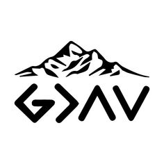 a black and white logo with the word vag in front of a mountain range