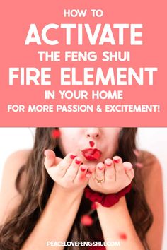 a woman with her hands on her face and the words how to activate the ferg shu