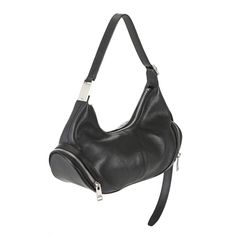 Osoi Cargo Hobo handbag in black leather with chunky silver details. Outer: 100% cow leather. Lining: 85% polyester, 15% polyurethane. 24FWB030 13001 PIPE AND ROW Modern Hobo Shoulder Bag With Silver-tone Hardware, Leather Shoulder Bag With Silver-tone Hardware For Daily Use, Trendy Leather Bag With Silver-tone Hardware, Leather Hobo Shoulder Bag With Silver-tone Hardware, Leather Bucket Bag With Silver-tone Hardware For Daily Use, Modern Tote Shoulder Bag With Silver-tone Hardware, Trendy Top Handle Shoulder Bag With Palladium Hardware, Modern Shoulder Tote Bag With Silver-tone Hardware, Leather Bucket Bag With Silver-tone Hardware