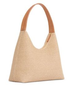 Mansur Gavriel Candy Small Hobo Bag Tan Shoulder Bag With Braided Handles For Shopping, Top Handle Baguette Bag With Braided Handles For Shopping, Shopping Baguette Bag With Braided Double Handles, Shopping Baguette Bag With Braided Top Handle, Tan Hobo Bag With Removable Pouch For Travel, Tan Top Handle Bag With Braided Handles, Elegant Natural Color Hobo Bag For Shopping, Elegant Baguette Bag With Braided Handles For Shopping, Shopping Satchel Baguette Bag With Leather Handles