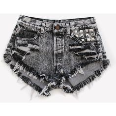 Alyssa from Bold Shorts ❤ liked on Polyvore featuring shorts, bottoms, pants, short, frayed denim shorts, cut off shorts, distressed jean shorts, denim cut-off shorts and short shorts Shorts Ripped, Destroyed Denim Shorts, Acid Wash Shorts, Vintage Jean Shorts, Vintage Denim Shorts, Studded Shorts, Short Jean, Wardrobe Wishlist