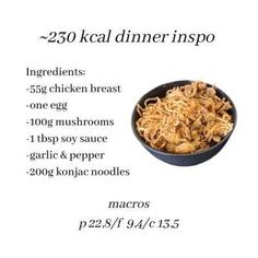 an image of a bowl of food that is in the middle of a poster with instructions