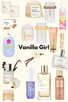 Smell like vanilla always. Body fragrance. Perfume. Woman´s scent. Body oil, fragrance, deodorant, body scrub, body soap Smell Like Vanilla, Skin Care Routine Order, Body Fragrance, Vanilla Girl