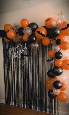 Scary Halloween Decorations | Fun & Aesthetic Halloween Decor Halloween Party Decor Birthday, Halloween Theme Birthday Party Ideas, Halloween Bday Party Ideas For Adults, Cute Halloween Backdrop, Halloween Decorations Photo Booth, Photo Booth Backdrop Halloween, Halloween Party Ideas Decorations Table, Halloween Back Drops Photo Backdrops, Spooky 21st Birthday