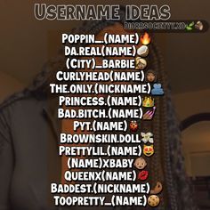 an image of a person with many names on it